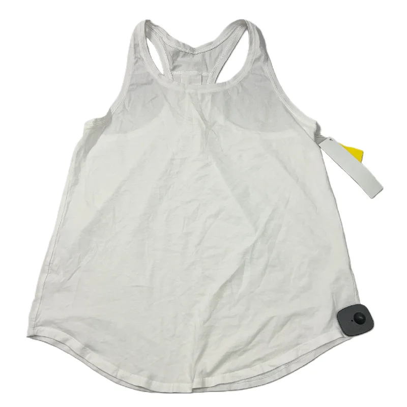 Utility vest – Practical vest with multiple pockets, often made of durable fabricWhite  Athletic Tank Top By Lululemon  Size: S