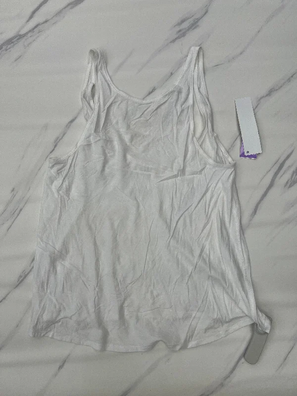 V-neck vest – Vest with a V-shaped neckline for a flattering fitWhite Athletic Tank Top Lululemon, Size 4