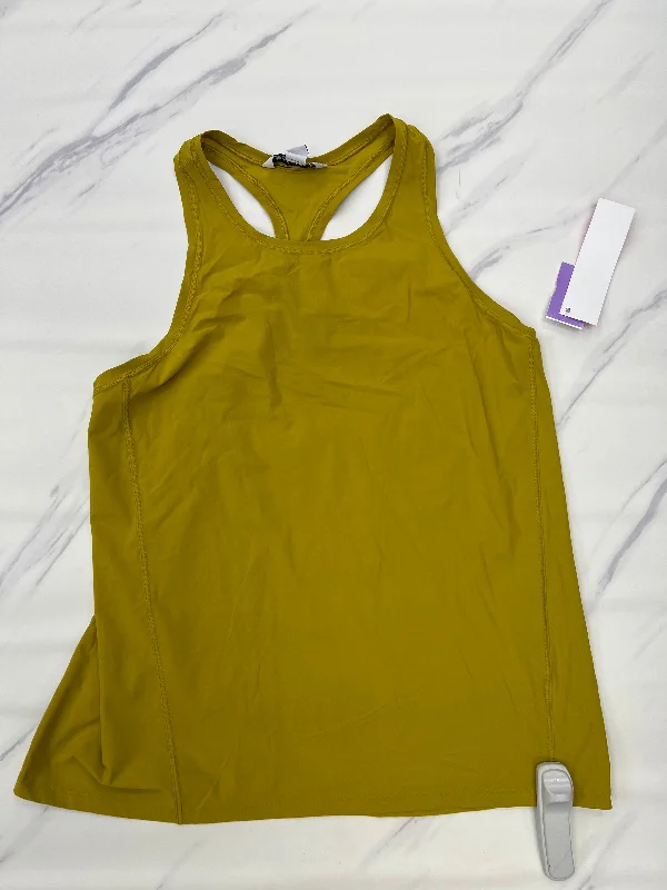 Cropped vest – Shortened length, typically above the waistYellow Athletic Tank Top Athleta, Size S