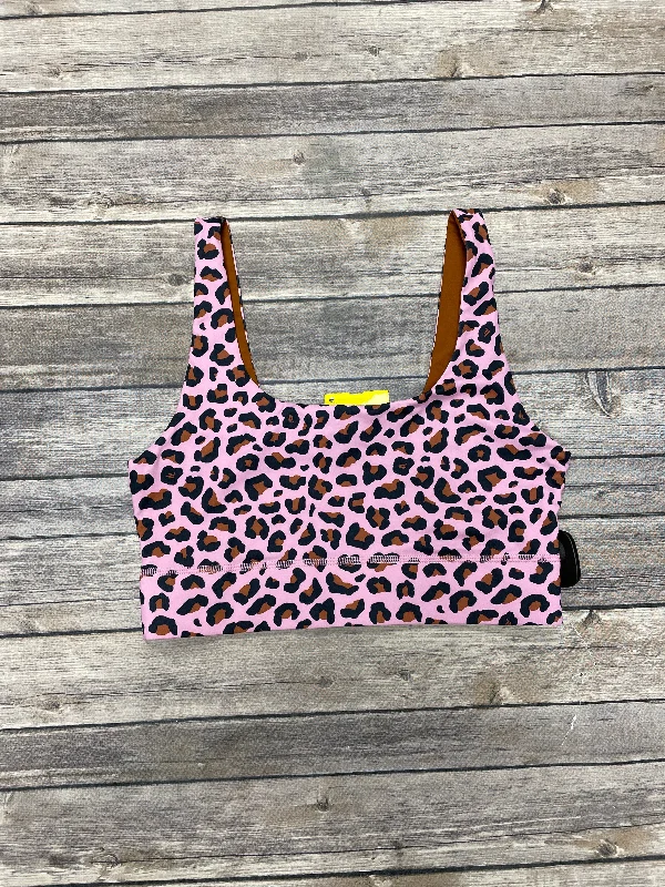 Vegan sports bra – Sports bra made from eco-friendly, cruelty-free materials, suitable for ethical consumers.Athletic Bra By Fabletics In Animal Print, Size: M