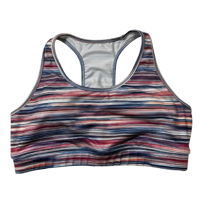 Supportive sports bra – Sports bra specifically designed to provide strong support, often for larger busts or high-impact activities.Athletic Bra By Gapfit In Striped, Size: L