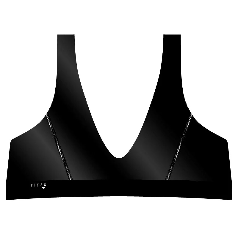 Medium-impact sports bra – Suitable for moderate-intensity activities like cycling or strength training, offering balanced support.Everyday Wireless  Bra - Black - MTF lingerie