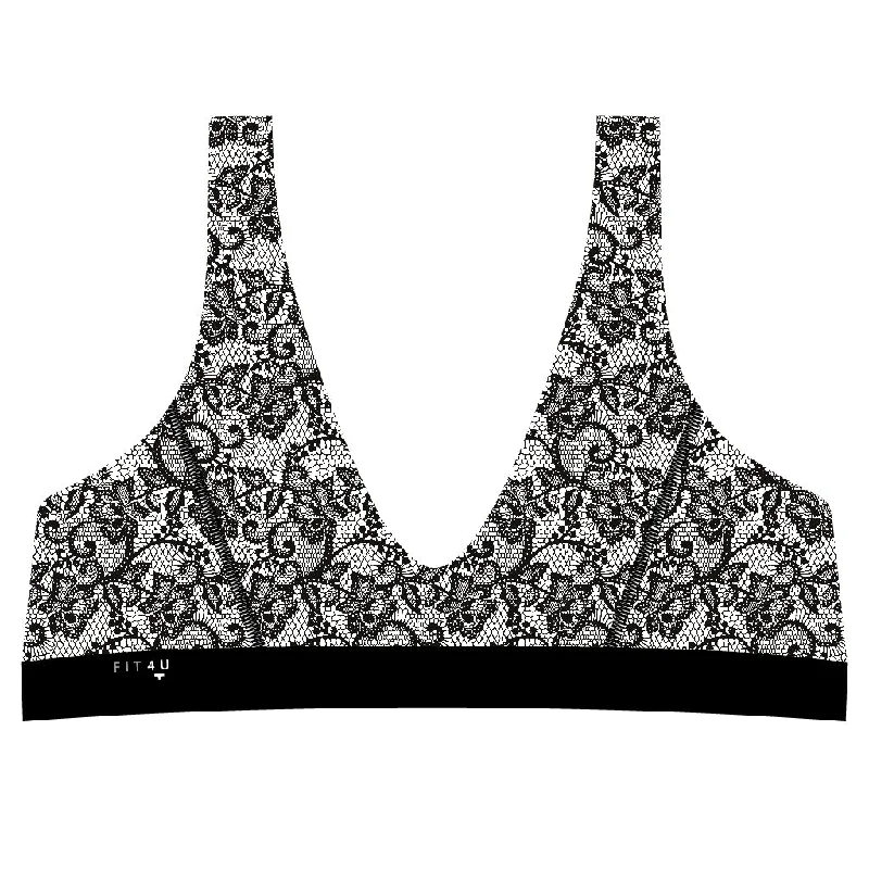 Activewear sports bra – Sports bra designed not only for performance but also for wearing as part of stylish athleisure outfits.Everyday Wireless  Bra - Pretty Lace - MTF lingerie