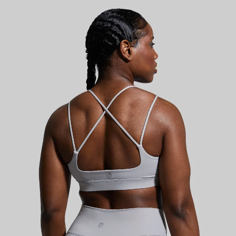 Breathable sports bra – Sports bra made from lightweight, moisture-wicking fabrics to keep the body cool and dry.Exhale Sports Bra (Stone)