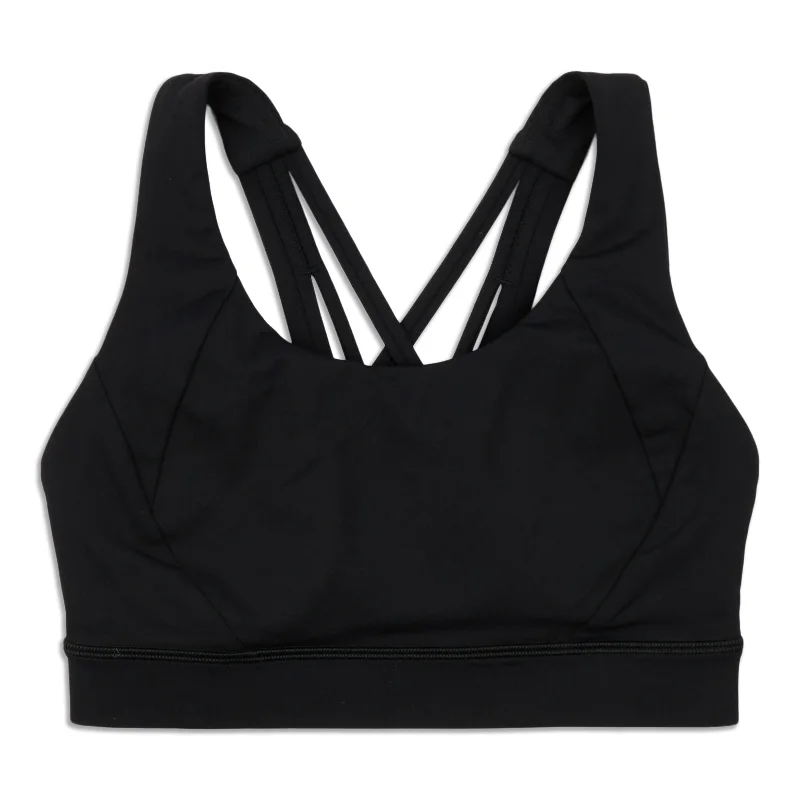 Racerback sports bra – Sports bra with a back design that features straps that meet in a "V" or "Y" shape, offering better shoulder mobility.Free To Be Elevated Bra - Resale