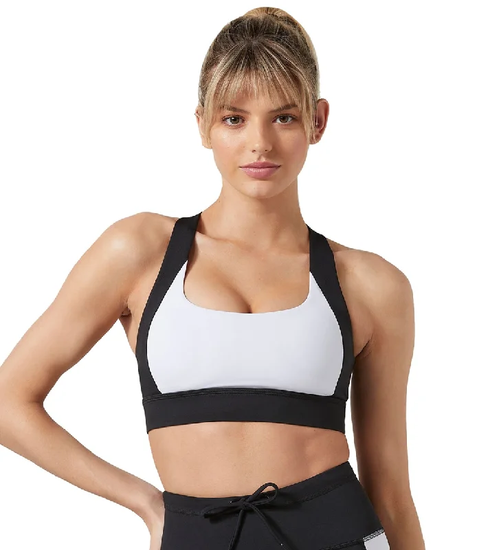 Medium-impact sports bra – Suitable for moderate-intensity activities like cycling or strength training, offering balanced support.Lilybod Brooke Bra Tarmac Black