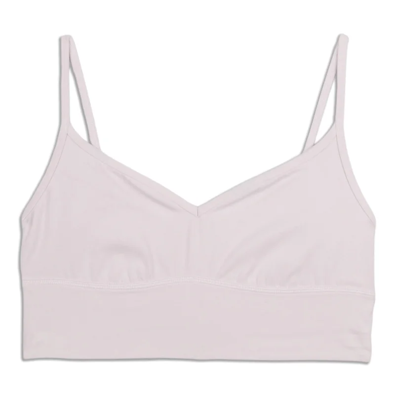 Racerback sports bra – Sports bra with a back design that features straps that meet in a "V" or "Y" shape, offering better shoulder mobility.lululemon Align™ Sweetheart Bra - Resale