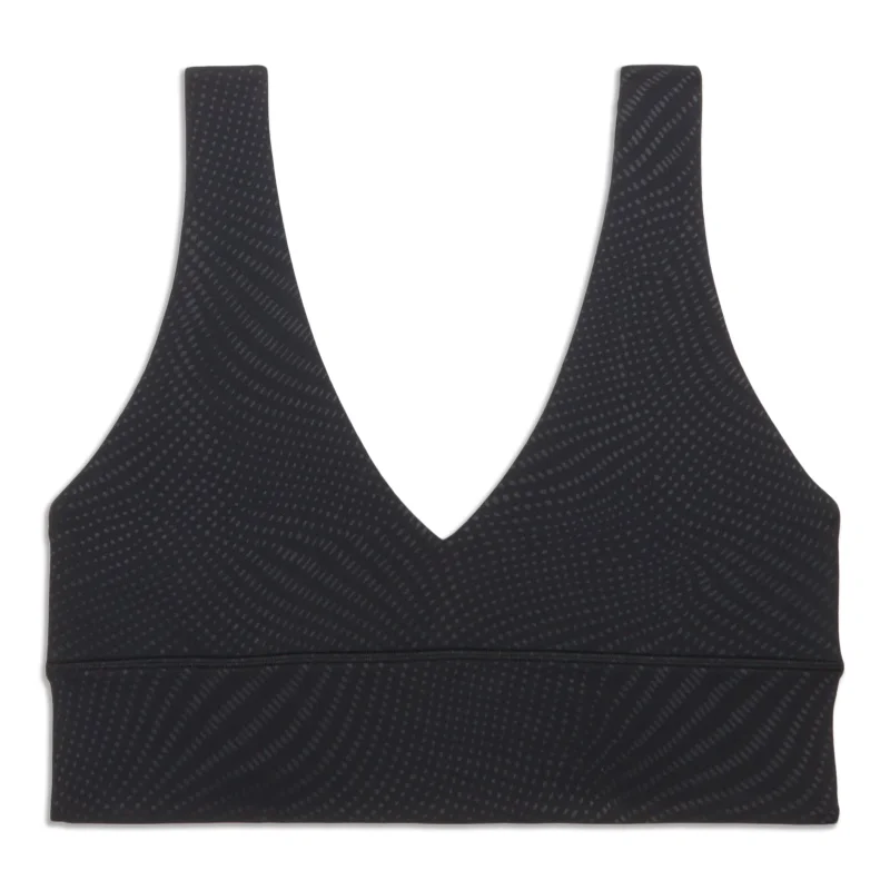 Criss-cross strap sports bra – Sports bra with straps that cross over at the back, providing extra support and a stylish look.lululemon Align™ V-Neck Bra - Resale