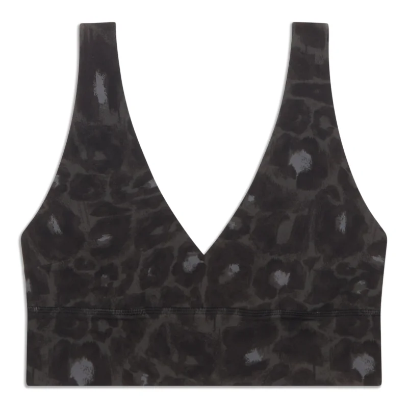 Criss-cross strap sports bra – Sports bra with straps that cross over at the back, providing extra support and a stylish look.lululemon Align™ V-Neck Bra - Resale