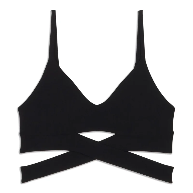 Front-closure sports bra – Sports bra that fastens at the front, often with hooks, zippers, or snaps, for easier wear.Still Now Bra - Resale