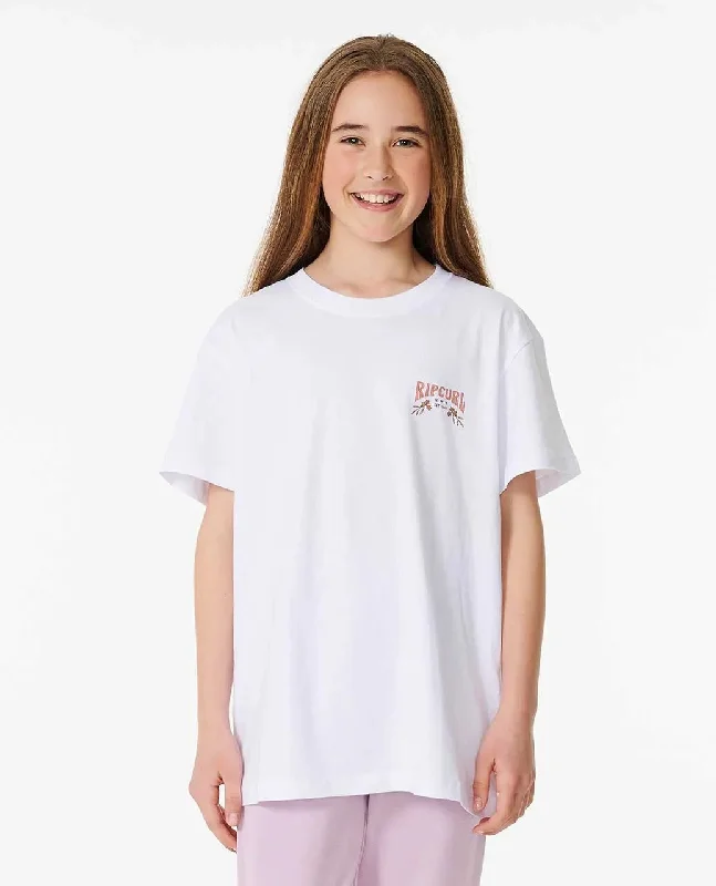 Fitted – Snug, form-fitting style(8-14) Girl's Rip Tide Relaxed Tee