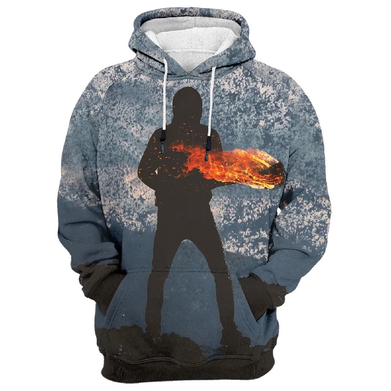 Cropped hoodie – Shortened hoodie that sits above the waistBonefire Hoodie