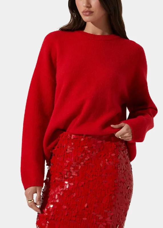 Cashmere – Luxurious, soft wool from goatsBowie Sweater - Red