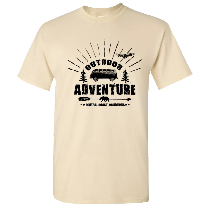 Faded – Pre-washed or faded look for a vintage vibeCalifornia Outdoor Adventure Asst Colors T-shirt/tee