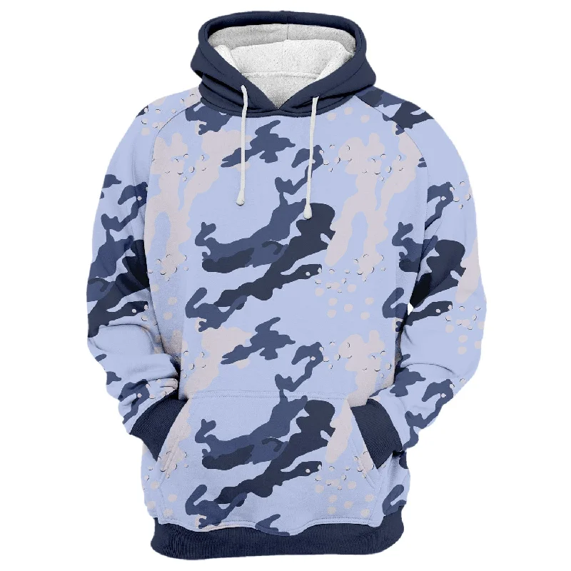 Cowl neck hoodie – Hoodie with a soft, draped collar that creates a relaxed, cozy feelCamo Pattern Hoodie