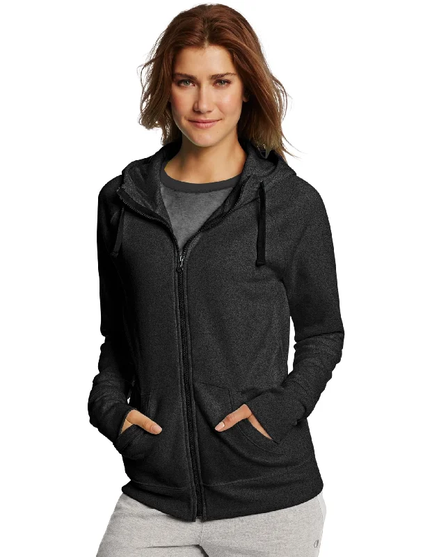 Oversized sweatshirt – Loose-fitting, relaxed fitChampion Women`s Fleece Full Zip Hoodie