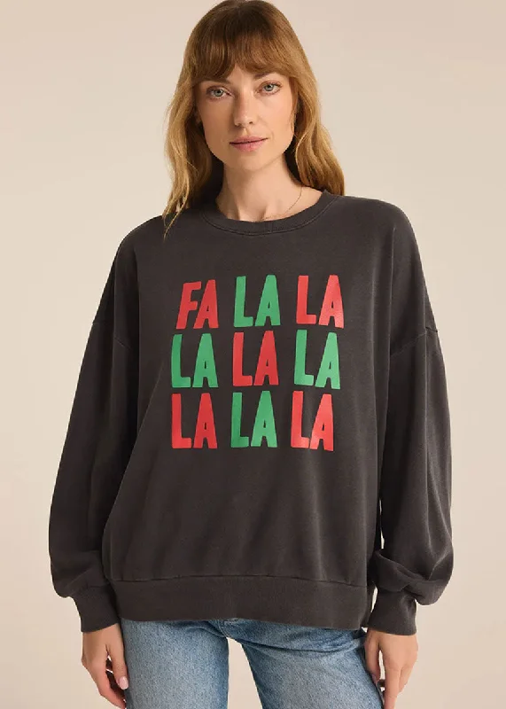 Hooded – Sweater with an attached hoodFa La La Sunday Sweatshirt - Black Sand