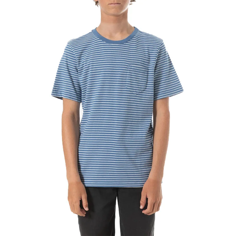 Cotton blend – Mix of cotton and synthetic fabrics for softness and durabilityBoy's (8-16) Finley Pocket Tee