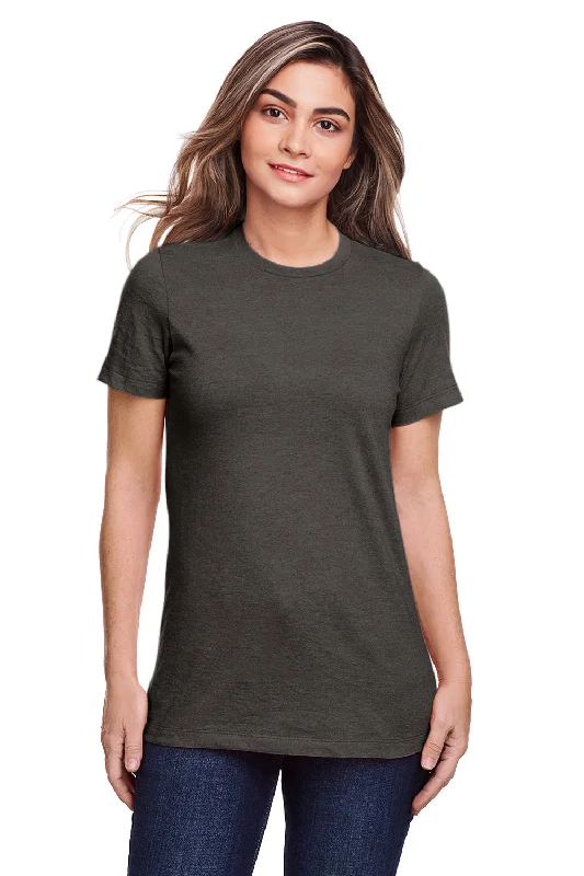 Fitted – Snug, form-fitting styleGildan Womens Softstyle CVC Short Sleeve Crewneck T-Shirt - Gunmetal Grey