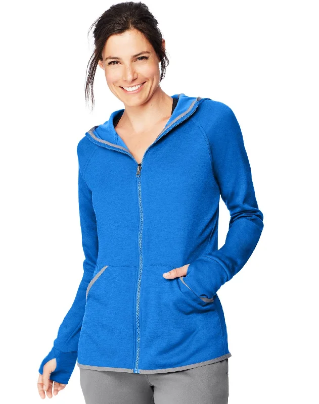 Drawstring hoodie – Hoodie with adjustable drawstrings at the hoodHanes Womens Sport™ Performance Fleece Zip Up Hoodie