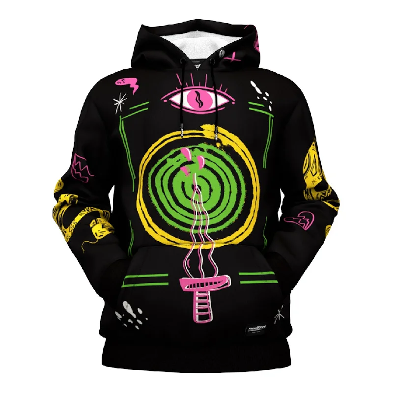 Puffer hoodie – Hoodie with a padded or quilted design, offering more insulationHappy Snake Hoodie