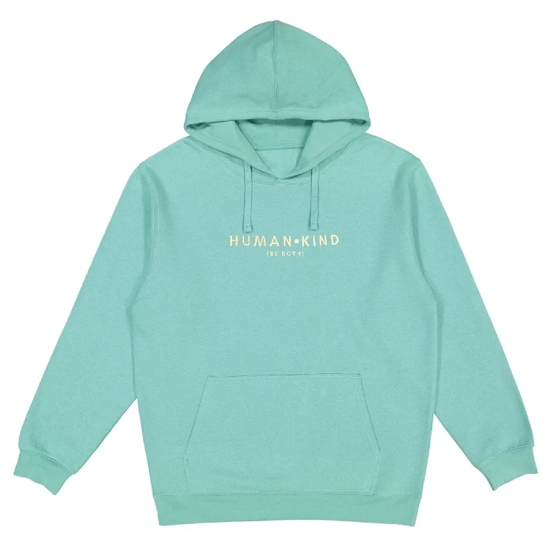 Long sleeve hoodie – Classic long-sleeve style hoodieHuman Kind Embroidered Hoodie