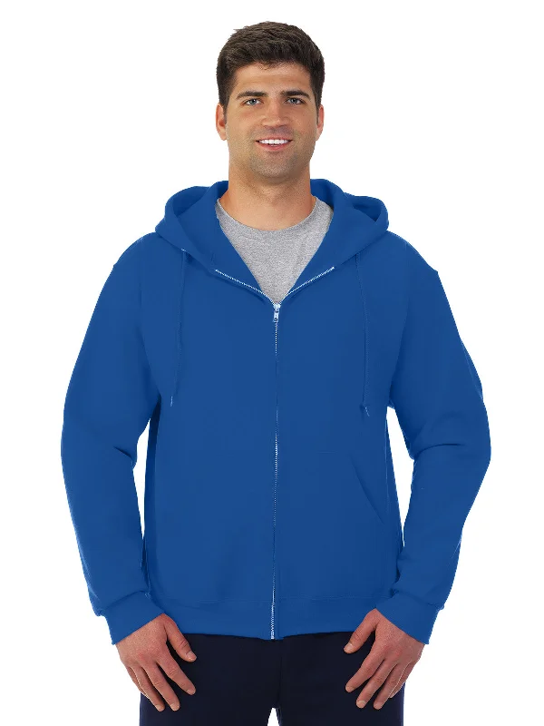 Fitted sweatshirt – Sweatshirt that fits snugly to the body, providing a more tailored lookJerzees Adult NuBlend Super Sweats Full Zip Hoodie