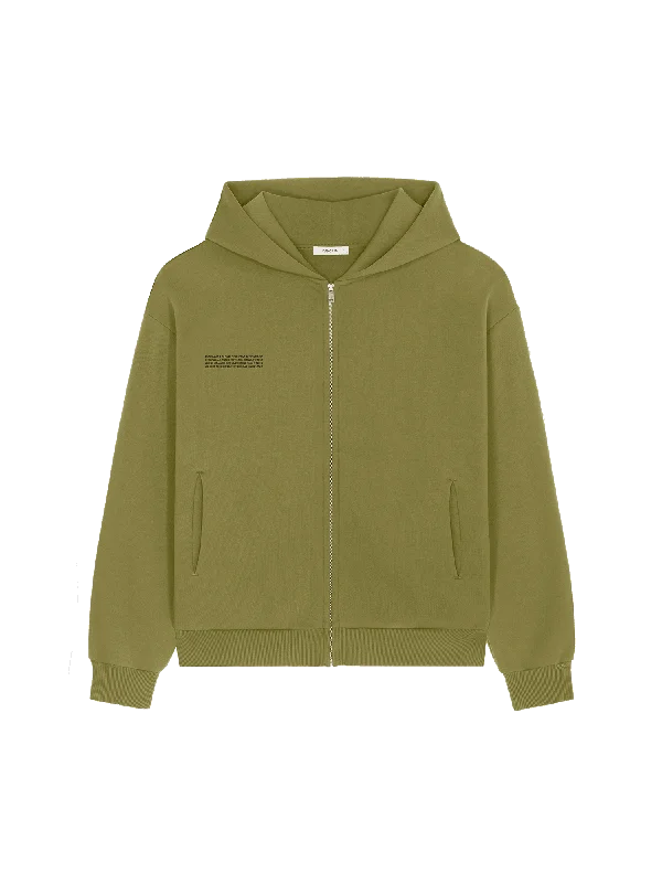 Drawstring hoodie – Hoodie with adjustable drawstrings at the hoodMens DNA Heavyweight Zipped Hoodie—highland green