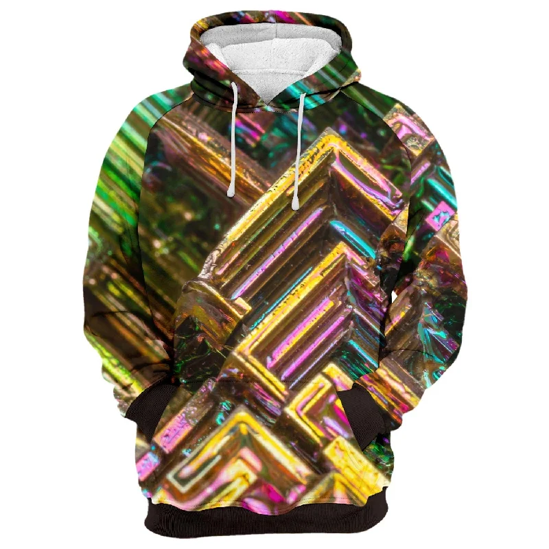 Tie-dye hoodie – Hoodie with a colorful, patterned design created through tie-dye techniquesMineral Bismuth Stone Hoodie