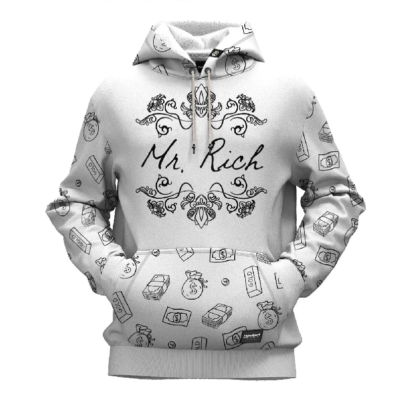 Puffer hoodie – Hoodie with a padded or quilted design, offering more insulationMr. Rich Hoodie