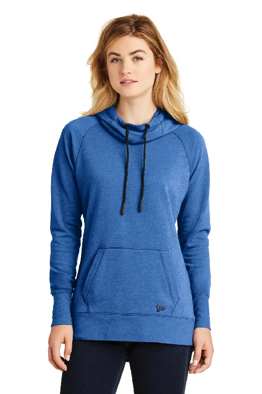 Pullover hoodie – Hoodie without a zipper, worn by pulling over the headNew Era Womens Fleece Hooded Sweatshirt Hoodie - Heather Royal Blue