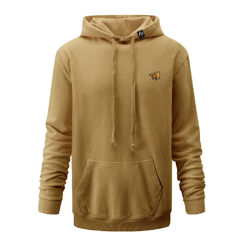 Cropped hoodie – Shortened hoodie that sits above the waistOne Slice Embroidered Hoodie