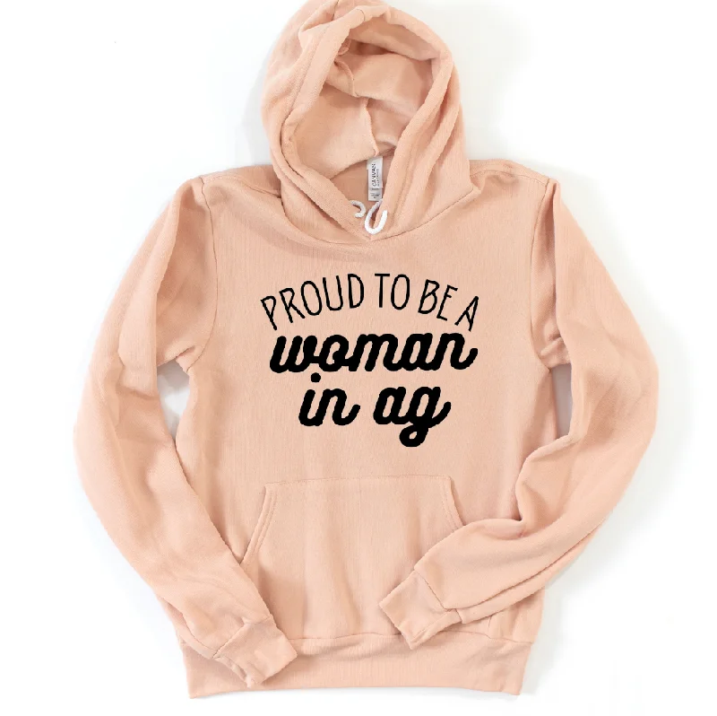 Plain/basic sweatshirt – Simple, solid-colored sweatshirt with no designsProud To Be A Woman in AG Hoodie (S-3XL) Unisex - Multiple Colors!