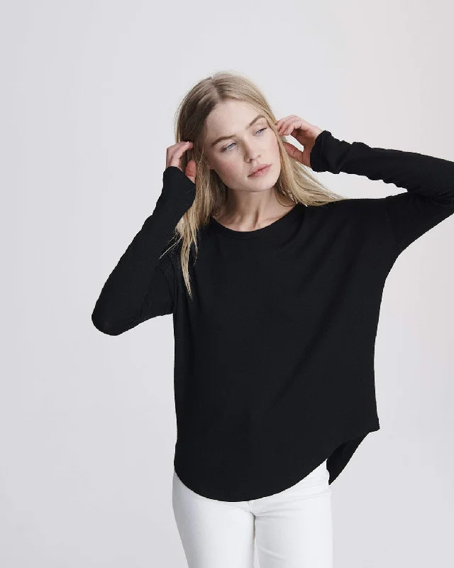 Banded hem – T-shirt with a stitched or elastic band at the bottomThe Knit Tee