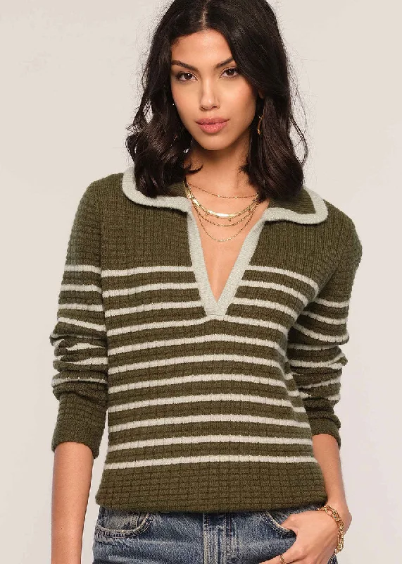 Plaid/checkered – Sweater featuring a plaid or checkered patternSpira Sweater - Olive