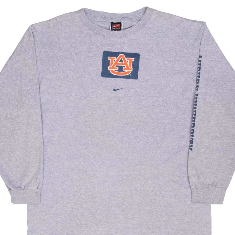 Oversized – Loose, relaxed fit, often with dropped shouldersVINTAGE NIKE NCAA AUBURN UNIVERSITY LONG SLEEVE TEE SHIRT 1990S LARGE