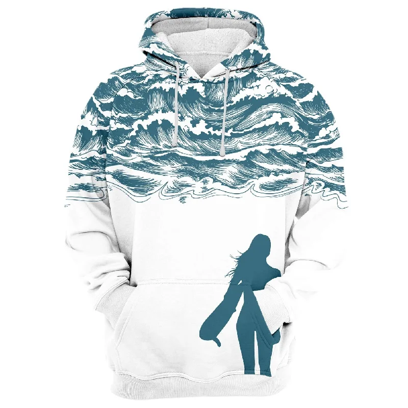 Drawstring hoodie – Hoodie with adjustable drawstrings at the hoodWaves Hoodie