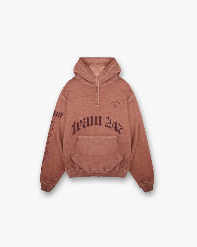 Oversized sweatshirt – Loose-fitting, relaxed fitWG247 Hoodie - Rust