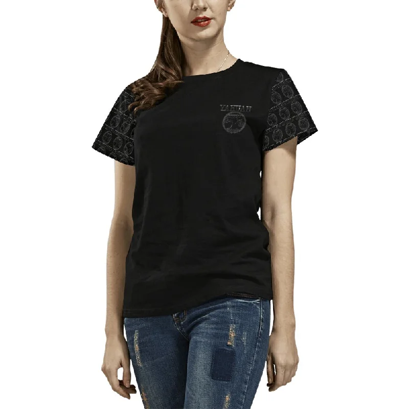 Faded – Pre-washed or faded look for a vintage vibeYahuah-Tree of Life 02-04 Ladies Designer T-shirt