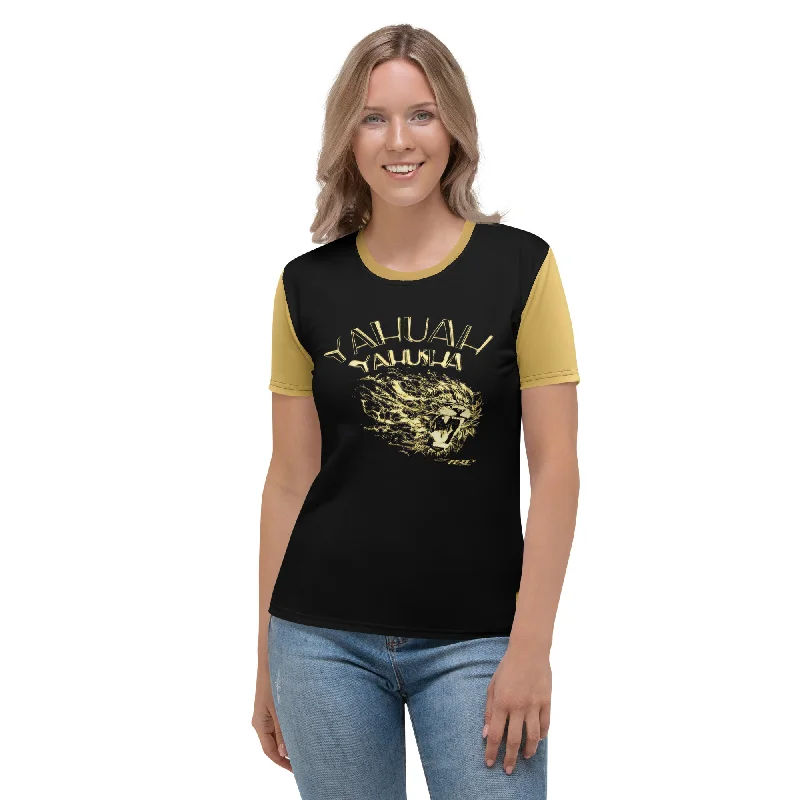 Crew neck – Classic round necklineYahuah Yahusha 01-05 Ladies Designer T-shirt